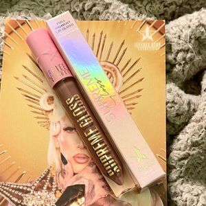 Jeffree Star Cosmetics Supreme Gloss Tea Bag Lipstick Grungy Nude Brown Grunge